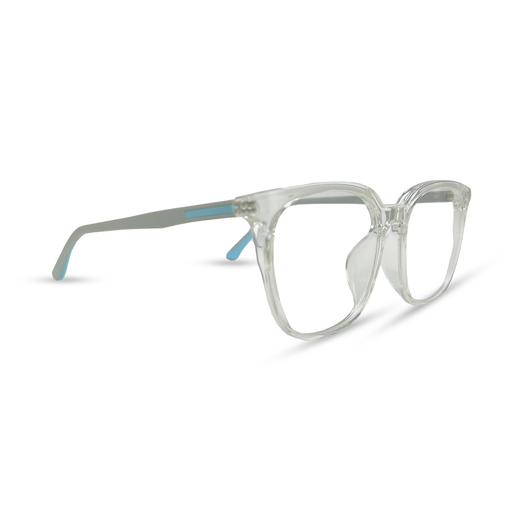 Colored Handle Eyeglasses - Blue