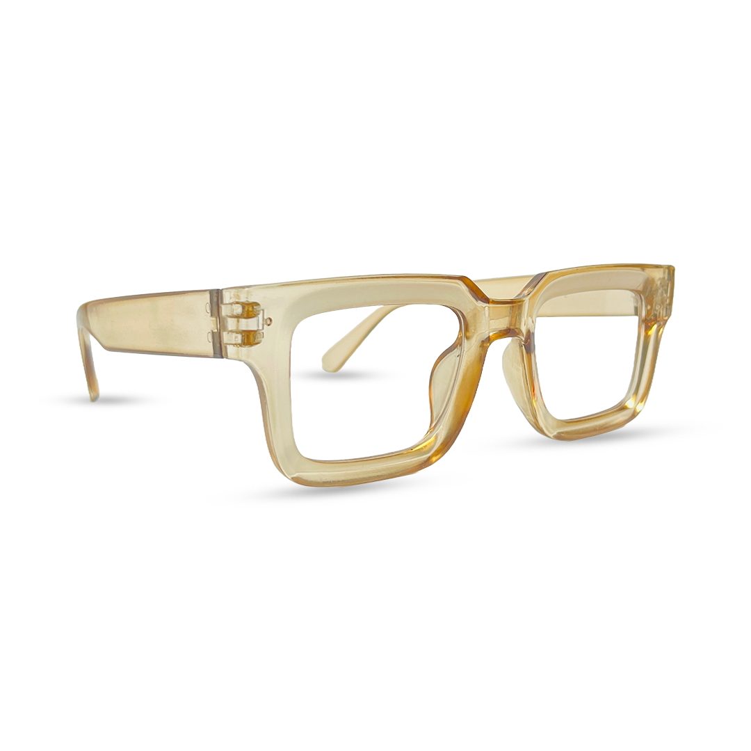 Options Transparent Eyeglasses - Brown