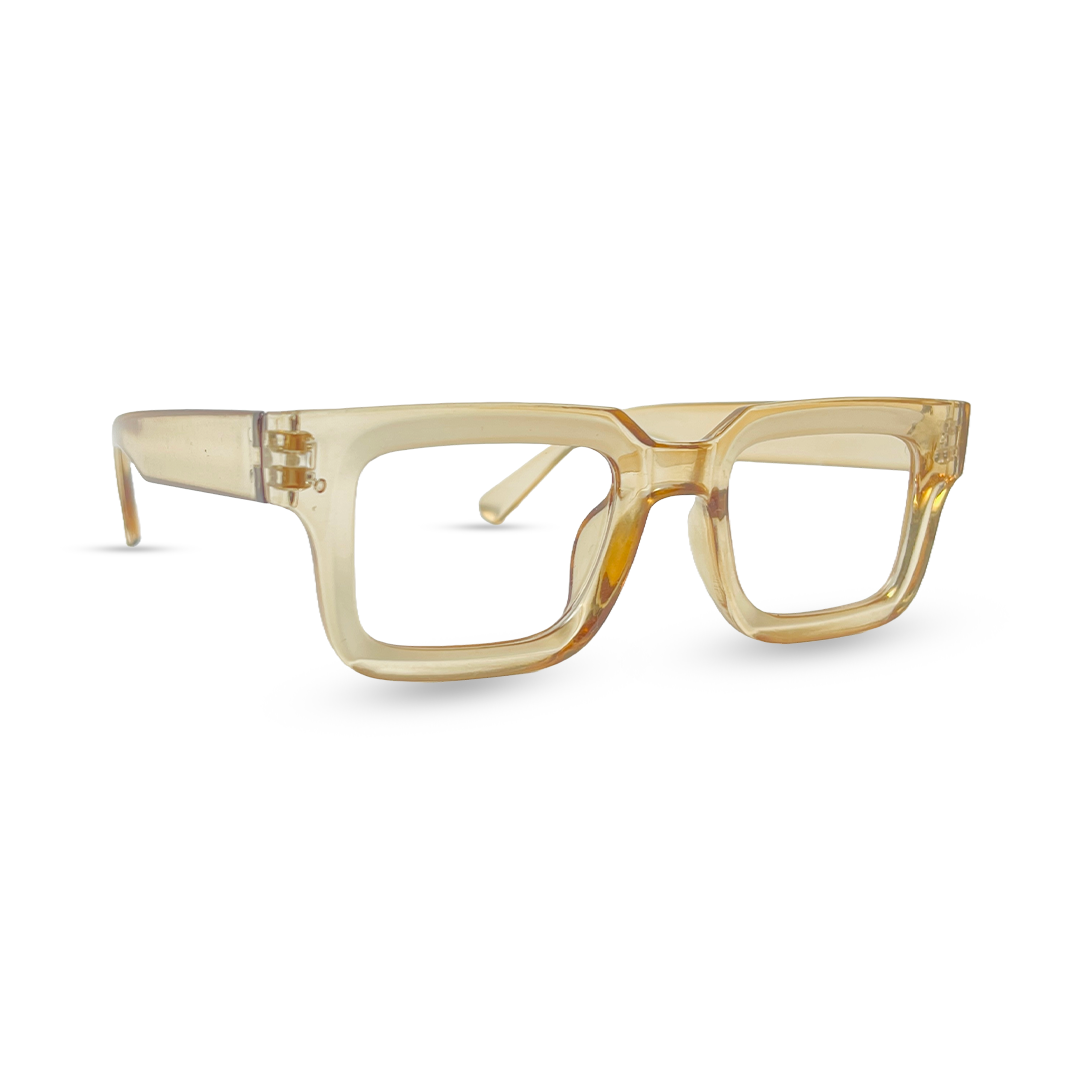 Options Transparent Eyeglasses - Brown