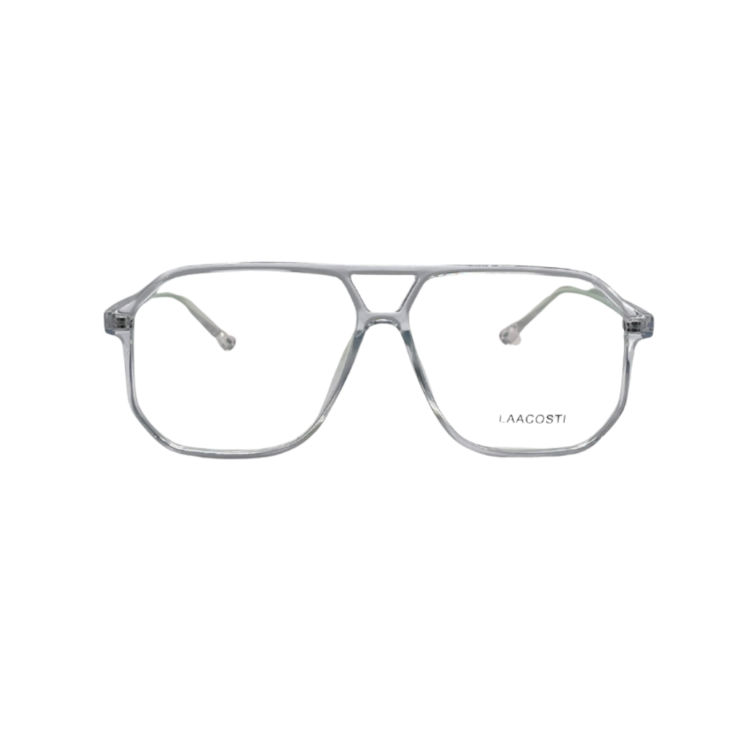 Double Bridge Eyeglasses - White