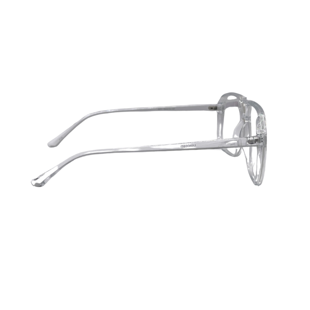 Double Bridge Eyeglasses - White