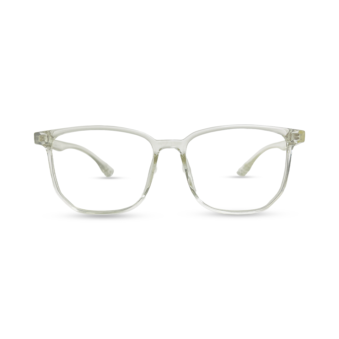 Transparent Eyeglasses - White