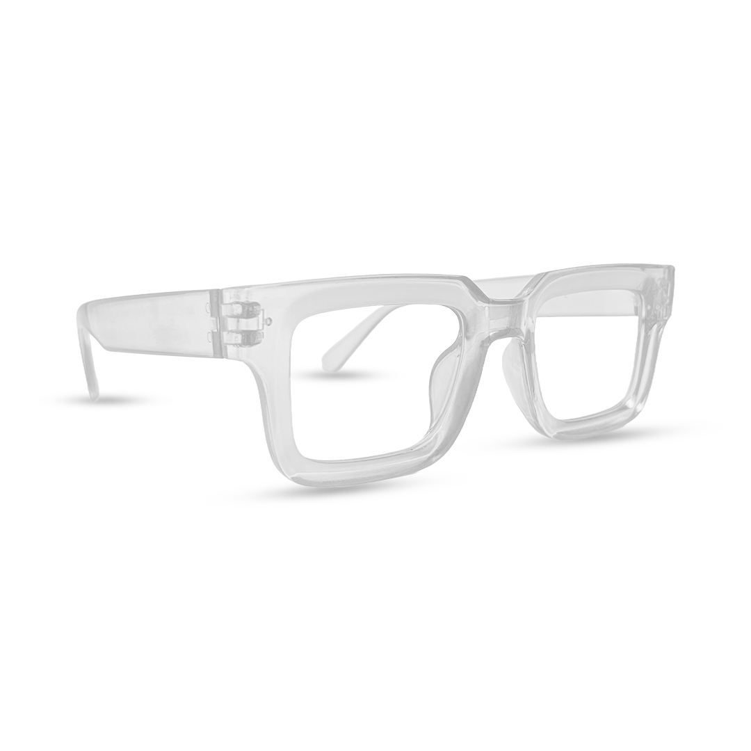 Options Transparent Eyeglasses - White