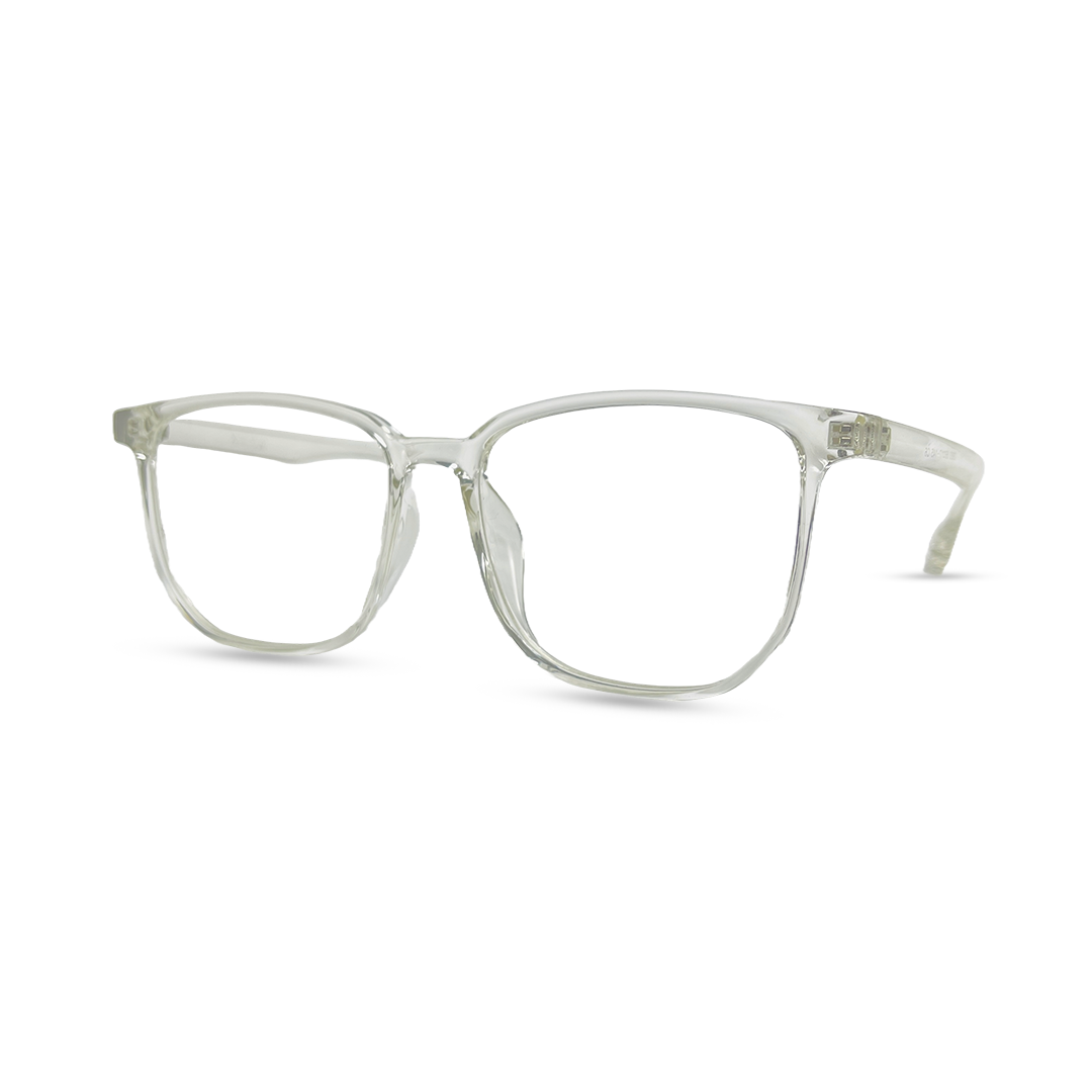 Transparent Eyeglasses - White