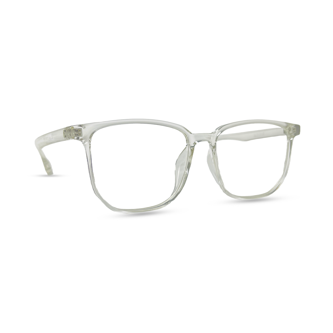 Transparent Eyeglasses - White