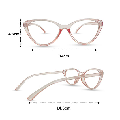 Eagle Eyeglasses - Pink