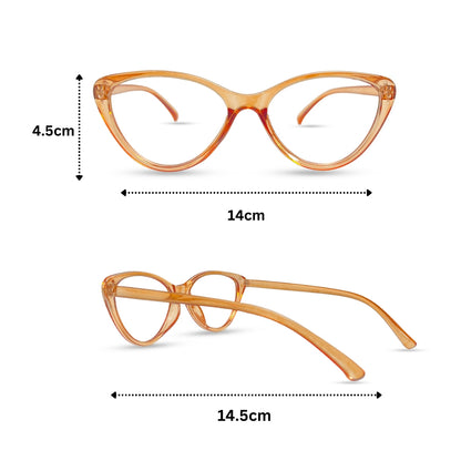 Eagle Eyeglasses - Orange