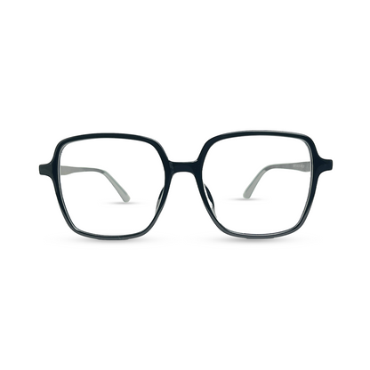 Rectangular Eyeglasses - Black & Grey