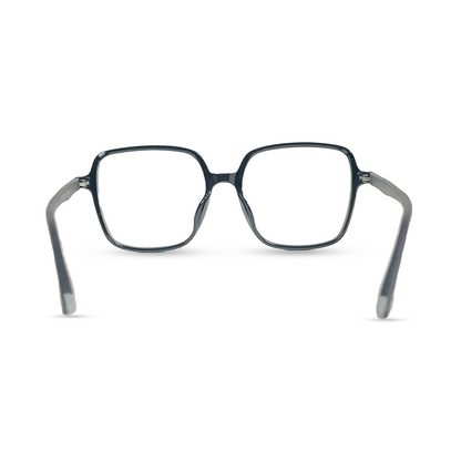 Rectangular Eyeglasses - Black & Grey
