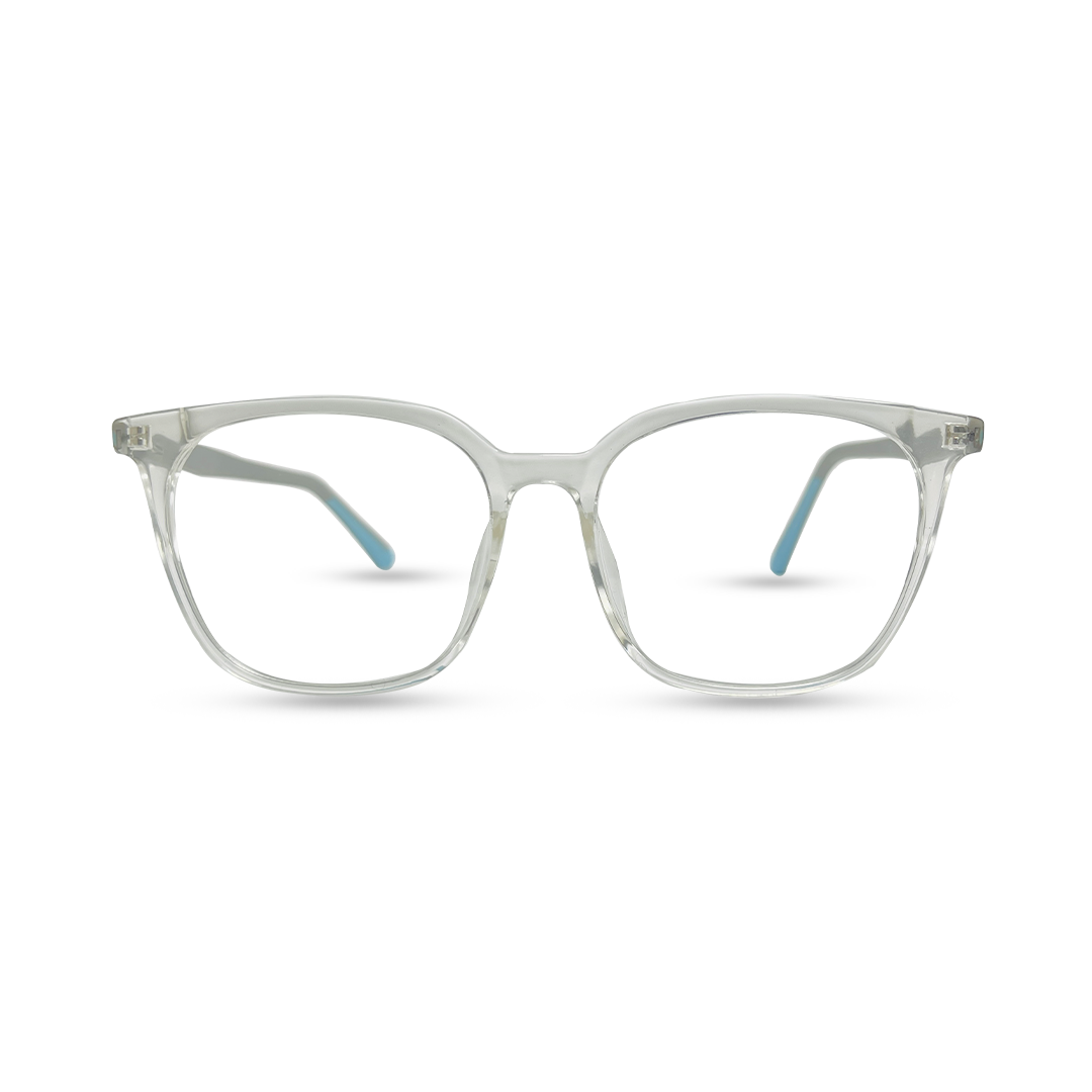 Colored Handle Eyeglasses - Blue
