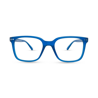 Options Rectangular Eyeglasses - Blue