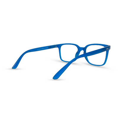 Options Rectangular Eyeglasses - Blue