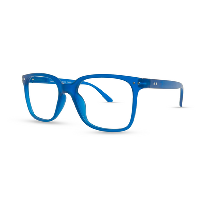Options Rectangular Eyeglasses - Blue
