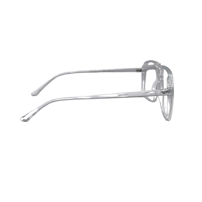 Double Bridge Eyeglasses - White