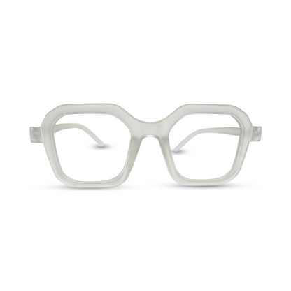 Options Biker Diamond Sunglasses - White