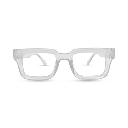 Options Transparent Eyeglasses - White