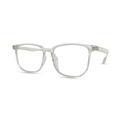 Transparent Eyeglasses - White